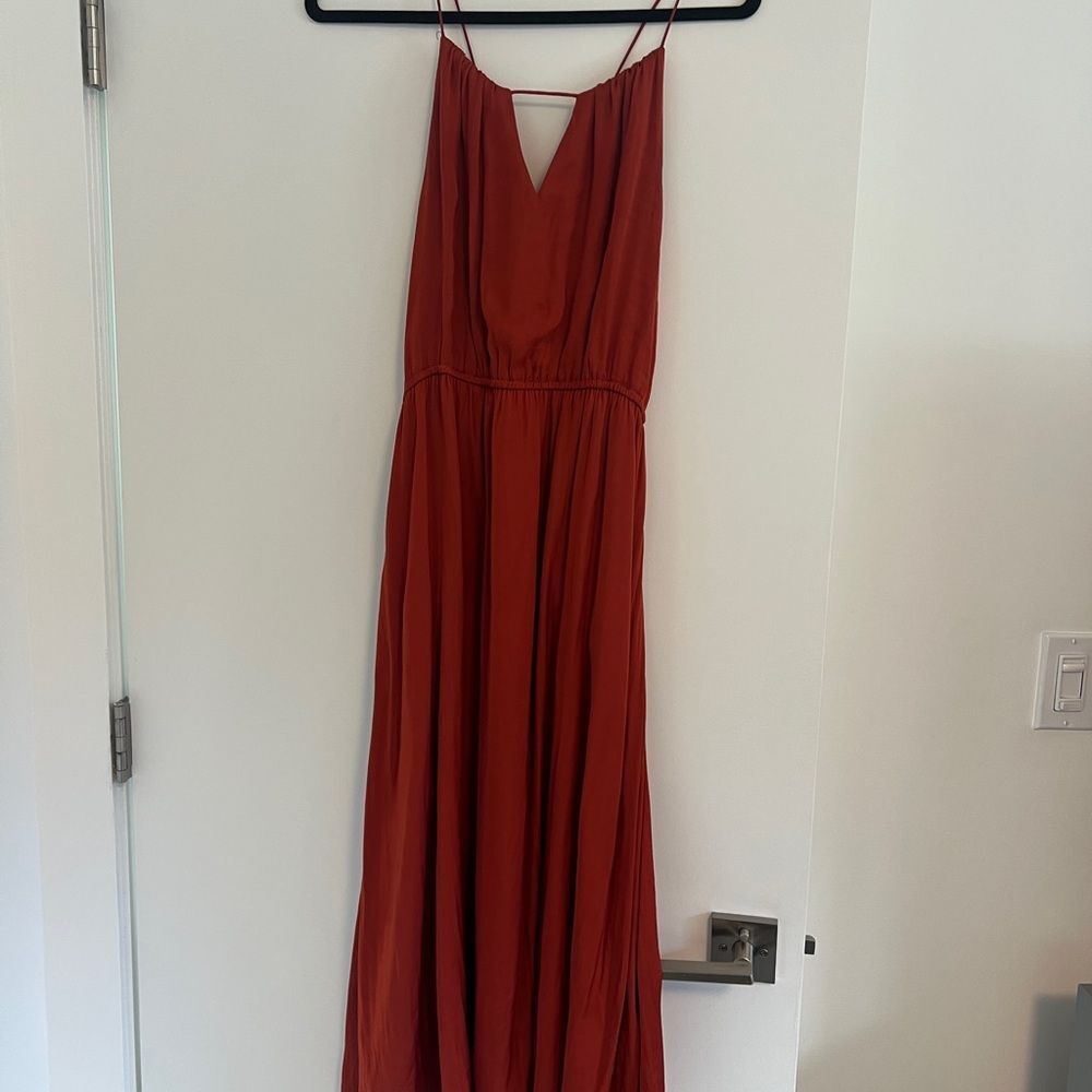 Alice & UO - rust color - midi dress - size Large